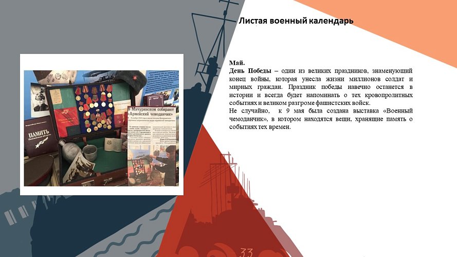 «Листая военный календарь»